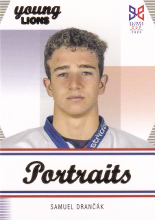 YOUNG LIONS U18 HLINKA/GRETZKY CUP 2023 - Samuel DRANČÁK č. P-11 PORTRAITS