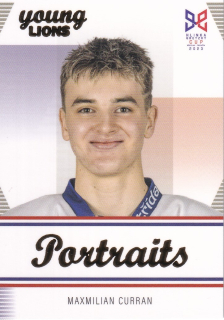 YOUNG LIONS U18 HLINKA/GRETZKY CUP 2023 - Maxmilian CURRAN č. P-13 PORTRAITS