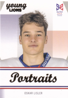 YOUNG LIONS U18 HLINKA/GRETZKY CUP 2023 - Oskar LISLER č. P-17 PORTRAITS