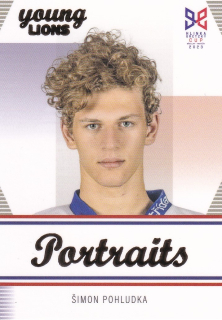 YOUNG LIONS U18 HLINKA/GRETZKY CUP 2023 - Šimon POHLUDKA č. P-19 PORTRAITS