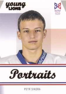 YOUNG LIONS U18 HLINKA/GRETZKY CUP 2023 - Petr SIKORA č. P-20 PORTRAITS