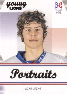 YOUNG LIONS U18 HLINKA/GRETZKY CUP 2023 - Adam JECHO č. P-21 PORTRAITS