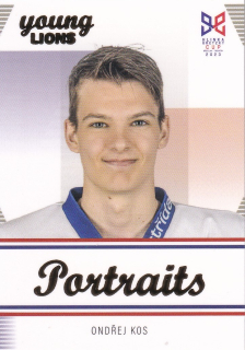 YOUNG LIONS U18 HLINKA/GRETZKY CUP 2023 - Ondřej KOS č. P-22 PORTRAITS