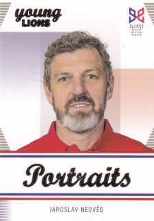 YOUNG LIONS U18 HLINKA/GRETZKY CUP 2023 - Jaroslav NEDVĚD č. P-24 PORTRAITS