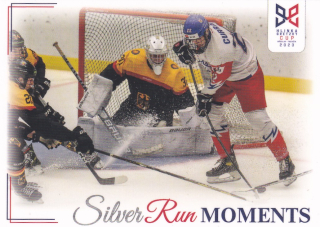 YOUNG LIONS U18 HLINKA/GRETZKY CUP 2023 - Curran v šanci před německou bránou č. SRM-24 Silver Run Moments