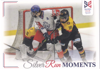 YOUNG LIONS U18 HLINKA/GRETZKY CUP 2023 - Jecho ukázkově cloní před bránou č. SRM-28 Silver Run Moments