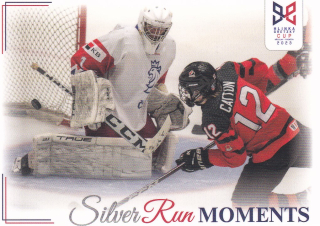 YOUNG LIONS U18 HLINKA/GRETZKY CUP 2023 - Milota čelil 43 střelám soupeře č. SRM-49 Silver Run Moments