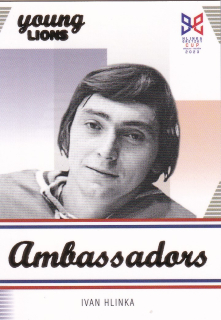 YOUNG LIONS U18 HLINKA/GRETZKY CUP 2023 - Ivan HLINKA č. A-1 AMBASSADORS