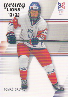 YOUNG LIONS U18 HLINKA/GRETZKY CUP 2023 - Tomáš GALVAS č. 3 Rainbow x/39