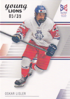 YOUNG LIONS U18 HLINKA/GRETZKY CUP 2023 - Oskar LISLER č. 17 Rainbow x/39