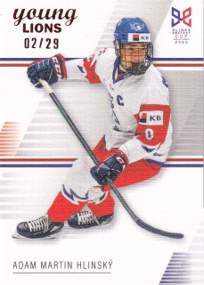 YOUNG LIONS U18 HLINKA/GRETZKY CUP 2023 - Adam Martin HLINSKÝ č. 5 Canvas x/29