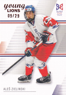 YOUNG LIONS U18 HLINKA/GRETZKY CUP 2023 - Aleš ZIELINSKI č. 9 Canvas x/29