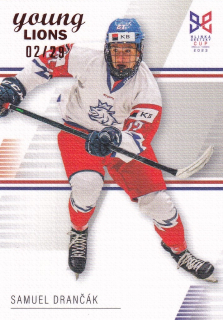 YOUNG LIONS U18 HLINKA/GRETZKY CUP 2023 - Samuel DRANČÁK č. 11 Canvas x/29