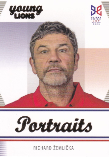 YOUNG LIONS U18 HLINKA/GRETZKY CUP 2023 -  Richard ŽEMLIČKA č. P-25 PORTRAITS