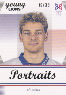 YOUNG LIONS U18 HLINKA/GRETZKY CUP 2023 - Jiří KLÍMA č. P-10 PORTRAITS Rainbow x/39