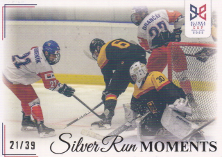 YOUNG LIONS U18 HLINKA/GRETZKY CUP 2023 - Německý brankář čelil 41 českým střelám č. SRM-19 Silver Run Moments Rainbow x/39
