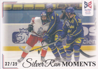 YOUNG LIONS U18 HLINKA/GRETZKY CUP 2023 - Kos měl proti Švédům nejvyšší ice time č. SRM-35 Silver Run Moments Rainbow x/39