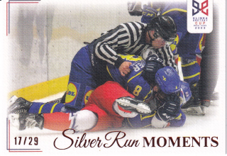 YOUNG LIONS U18 HLINKA/GRETZKY CUP 2023 - Duel Česko - Švédsko přinesl 22 trestů č. SRM-38 Silver Run Moments Canvas x/29