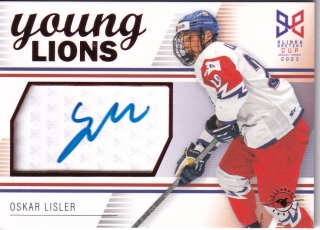 YOUNG LIONS U18 HLINKA/GRETZKY CUP 2023 - Oskar LISLER č. S-17 AUTOGRAPH x/29