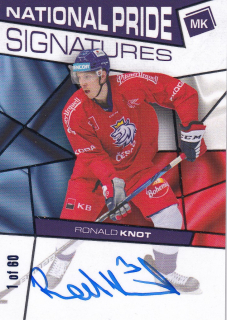 2023 MK Národní tým - Ronald KNOT č. NPS-18 National Pride Signatures x/60