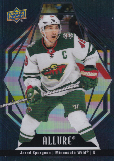 22-23 UD Allure - Jared SPURGEON č. 5 BLACK RAINBOW