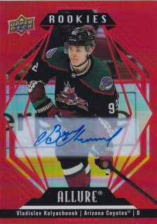 22-23 UD Allure - Vladislav KOLYACHONOK č. 136 RED RAINBOW AUTO