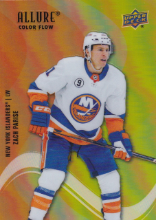 22-23 UD Allure - Zach PARISE č. SF-66 COLOR FLOW ORANGE-YELLOW