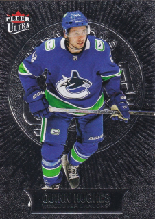 21-22 Fleer Ultra - Quinn HUGHES č. M-37 MEDALLIONS
