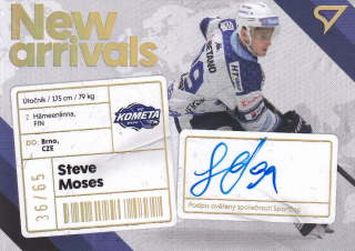 23-24 TELH - Steve MOSES č. NAS-SM AUTO 36/65