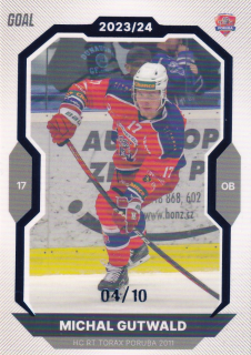 23-24 GOAL Cards - Michal GUTWALD č. 60 BLUE x/10