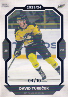 23-24 GOAL Cards - David TUREČEK č. 159 BLUE x/10