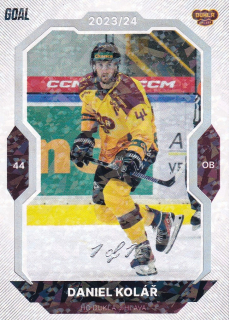 23-24 GOAL Cards - Daniel KOLÁŘ č. 91 RAINBOW 1of1