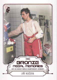 Bronze Medail Memories 1993 30th Anniversary - Jiří KUČERA č. 14 RED x/49