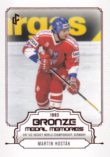 Bronze Medail Memories 1993 30th Anniversary - Martin HOSTÁK č. 20 RED x/49