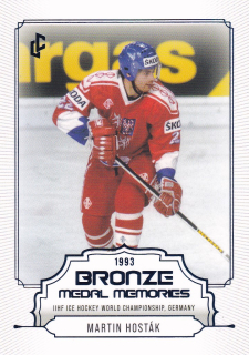 Bronze Medail Memories 1993 30th Anniversary - Martin HOSTÁK č. 20 BLUE x/15
