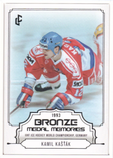 Bronze Medail Memories 1993 30th Anniversary - Kamil KAŠŤÁK č. 12 WHITE FRAME x/9