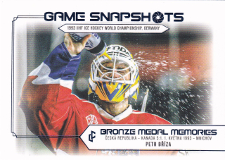 Bronze Medail Memories 1993 30th Anniversary - Petr BŘÍZA č. GS-07 Game Snapshots Blue x/15