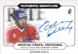 Bronze Medail Memories 1993 30th Anniversary - Drahomír KADLEC č. AS-06 Platinum 03/20