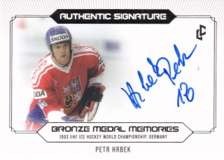 Bronze Medail Memories 1993 30th Anniversary - Petr HRBEK č. AS-16 Platinum 03/20