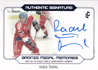 Bronze Medail Memories 1993 30th Anniversary - Radek ŤOUPAL č. AS-21 Blue 4/5
