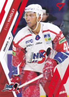 23-24 Tipos Extraliga - Evan WARDLEY č. 187 GOAL LIGHT 1of30