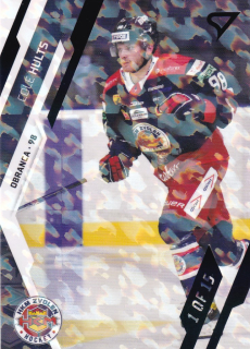 23-24 Tipos Extraliga - Cole HULTS č. 022 PUCK MARKS 1of15