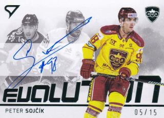 23-24 Tipos Extraliga - Peter SOJČÍK č. EVS-SO GREEN AGE AUTO 05/15