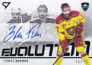 23-24 Tipos Extraliga - Tomáš BOKROŠ č. EVS-TB GREEN AGE AUTO 14/15