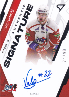 23-24 Tipos Extraliga - Marek VANKÚŠ č. SL1-MV LEVEL 1 71/90