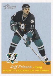 01-02 Topps Heritage - Jeff FRIESEN č. 73