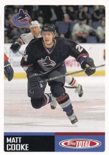 02-03 Topps Total - Matt COOKE č. 186