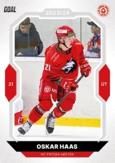 23-24 GOAL Cards - Oskar HAAS č. 318