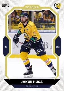 23-24 GOAL Cards - Jakub HUSA č. 206 GOLD 1of20