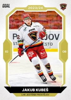 23-24 GOAL Cards - Jakub KUBEŠ č. 251 GOLD 1of20